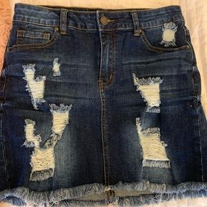 Jean skirt
